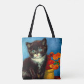 Van Gogh Tuxedo Cat Tasche (Rückseite)