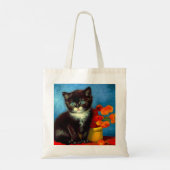Van Gogh Tuxedo Cat Tragetasche (Rückseite)