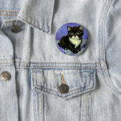 Van Gogh Tuxedo Kitten Button (Beispiel)