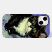 Van Gogh Tuxedo Kitten Case-Mate iPhone Hülle (Rückseite (Horizontal))