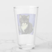 Van Gogh Tuxedo Kitten Glas (Rückseite)