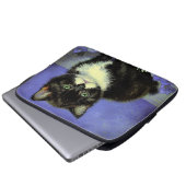 Van Gogh Tuxedo Kitten Laptopschutzhülle (Vorne Knopf)