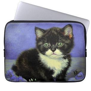 Van Gogh Tuxedo Kitten Laptopschutzhülle