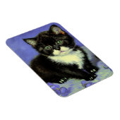 Van Gogh Tuxedo Kitten Magnet (Rechte Seite)