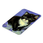 Van Gogh Tuxedo Kitten Magnet (Linke Seite)