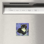 Van Gogh Tuxedo Kitten Magnet (In Situ (Geschirrspüler))
