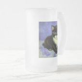 Van Gogh Tuxedo Kitten Mattglas Bierglas (VorderseiteRechts)