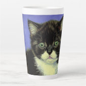 Van Gogh Tuxedo Kitten Milchtasse (Vorderseite)