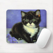 Van Gogh Tuxedo Kitten Mousepad (Mit Mouse)