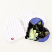 Van Gogh Tuxedo Kitten Notizblock (Innenseite)