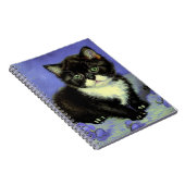 Van Gogh Tuxedo Kitten Notizblock (Rechte Seite)