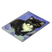 Van Gogh Tuxedo Kitten Notizblock (Linke Seite)
