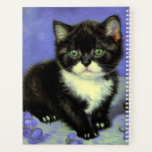 Van Gogh Tuxedo Kitten Planer (Rückseite)