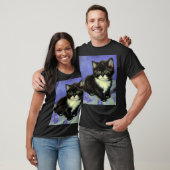 Van Gogh Tuxedo Kitten T-Shirt (Unisex)