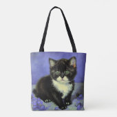 Van Gogh Tuxedo Kitten Tasche (Rückseite)