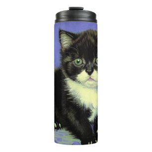 Van Gogh Tuxedo Kitten Thermosbecher