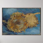 Van Gogh Two Sunflowers Original Art Masterpiece Poster (Vorne)