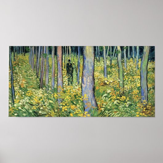 Van Gogh - Unterwachstum mit zwei Zahlen Poster (Vorne)