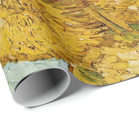 Van Gogh - Vase mit 12 Sonnenblumen Geschenkpapier (Rolleneckpunkt)