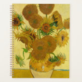Van Gogh - Vase mit 15 Sonnenblumen Planer (Vorderseite)