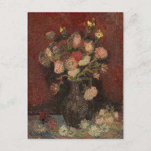 Van Gogh - Vase mit chinesischen Stiften und Gladi Postkarte