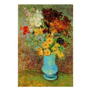 Van Gogh - Vase mit Daisies, Anemones, Poster