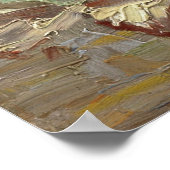 Van Gogh - Vase mit Gladiolen und China-Stieren Poster (Ecke)