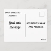 Van Gogh. Vase mit Gladioli und China Asters. Postkarte (Rückseite)