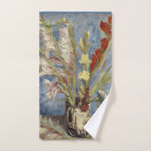 Van Gogh Vase mit Gladioli und chinesischem Asters Badhandtuch Set (Handtuch)