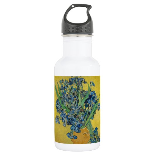 Van Gogh Vase mit Ire Classic Impressionismus Edelstahlflasche (Vorderseite)