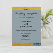 Van Gogh Vase mit Ire Classic Impressionismus Einladung (Stehend Vorderseite)