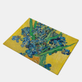 Van Gogh Vase mit Ire Classic Impressionismus Fußmatte (Schrägansicht)