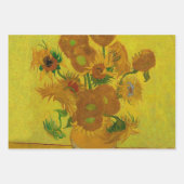 Van Gogh Vase mit Ire Classic Impressionismus Geschenkpapier Set (Vorderseite 2)