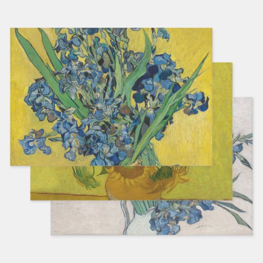 Van Gogh Vase mit Ire Classic Impressionismus Geschenkpapier Set (Set)