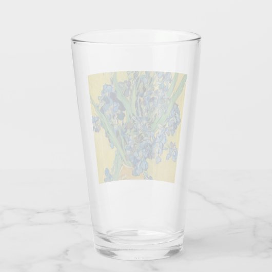 Van Gogh Vase mit Ire Classic Impressionismus Glas (Rückseite)