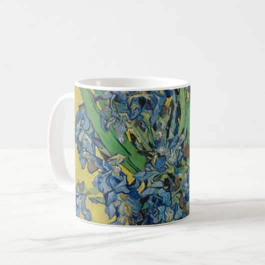 Van Gogh Vase mit Ire Classic Impressionismus Kaffeetasse (Vorderseite Links)