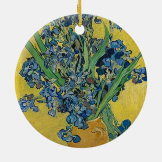 Van Gogh Vase mit Ire Classic Impressionismus Keramik Ornament (Hinten)
