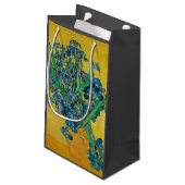 Van Gogh Vase mit Ire Classic Impressionismus Kleine Geschenktüte (Rückseite Schrägansicht)