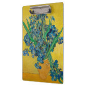 Van Gogh Vase mit Ire Classic Impressionismus Klemmbrett (Links)