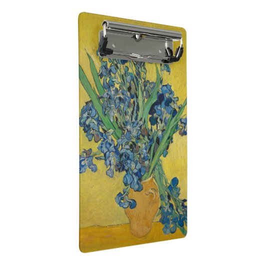 Van Gogh Vase mit Ire Classic Impressionismus Mini Klemmbrett (Schrägansicht)