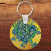 Van Gogh Vase mit Ire Classic Impressionismus Schlüsselanhänger (Vorderseite)