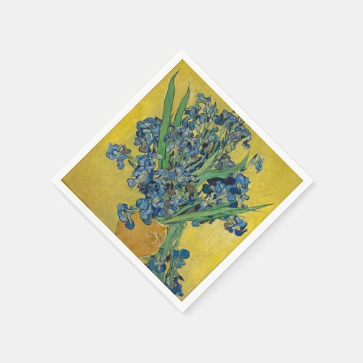 Van Gogh Vase mit Ire Classic Impressionismus Serviette (Ecke)