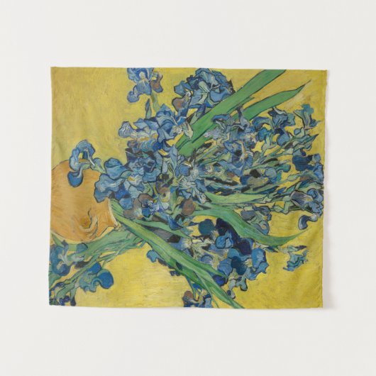 Van Gogh Vase mit Ire Classic Impressionismus Wandteppich (Vorderseite (Horizontal))