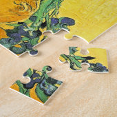 Van Gogh - Vase mit irisch-gelbem Hintergrund Puzzle (Seite)
