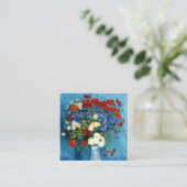 Van Gogh Vase mit Kornblumen und Pflaumen Begleitkarte (Stehend Vorderseite)