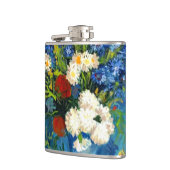 Van Gogh Vase mit Kornblumen und Pflaumen Flachmann (Links)