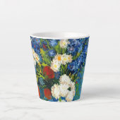 Van Gogh Vase mit Kornblumen und Pflaumen Milchtasse (Vorderseite)