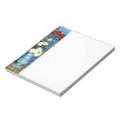 Van Gogh Vase mit Kornblumen und Pflaumen Notizblock (Rotiert)