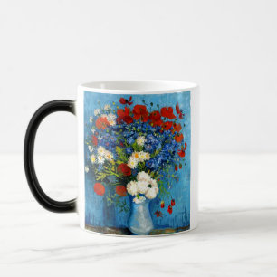 Van Gogh Vase mit Kornblumen und Pflaumen Verwandlungstasse