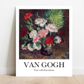 Van Gogh Vase mit Kunsthandwerk Print Poster
